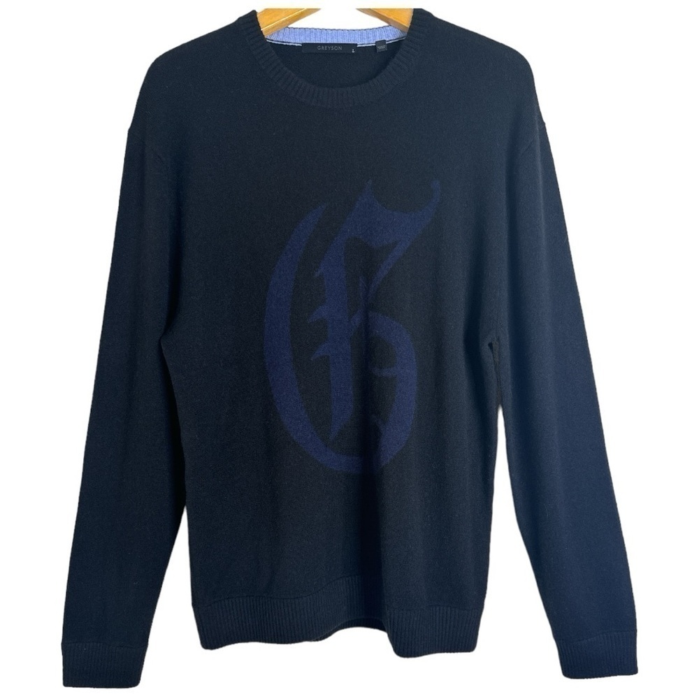 Greyson Golf G Icon Wool Cashmere Crew Sweater Large